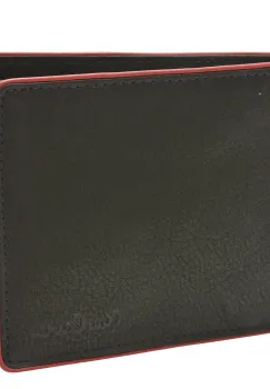 Portofel negru, 8805, din piele naturala imagine