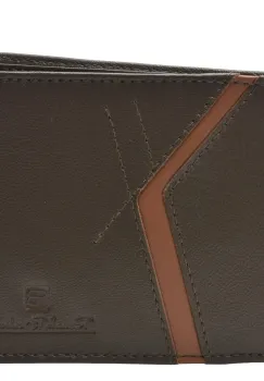 Portofel RENATO BALESTRA maro, 1916, din piele naturala imagine