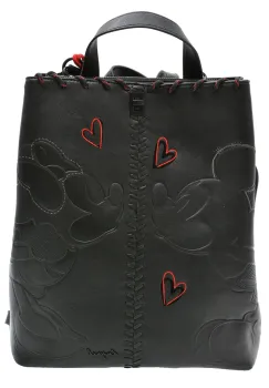 Rucsac DESIGUAL negru, SAKP43, din piele ecologica imagine