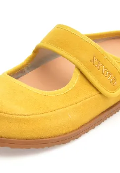 Saboti GRYXX galbeni, 25905, din piele intoarsa imagine