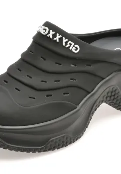 Saboti GRYXX negri, 6119, din piele naturala imagine