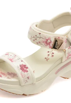 Sandale ALDO albe, EULALIA 116, din piele ecologica imagine