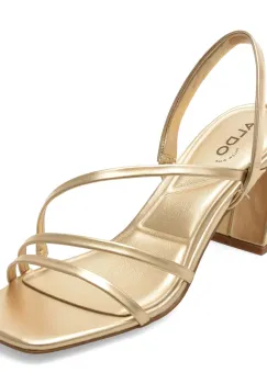 Sandale ALDO aurii, ATLANTICUS 710, din piele ecologica imagine