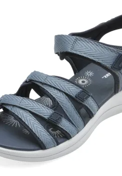 Sandale CLARKS bleumarin, MIRA MADI, din material textil imagine