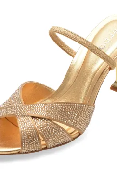 Sandale elegante ALDO aurii, 14241529, din material textil imagine