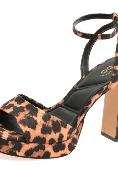 Sandale elegante ALDO maro, CHICGLEAM 967, din material textil imagine