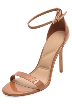 Sandale elegante ALDO maro, JACYNTHE 210, din piele ecologica lacuita imagine