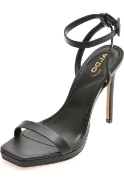 Sandale elegante ALDO negre, 14044785, din piele naturala imagine