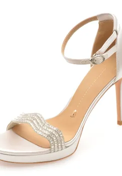 Sandale elegante EPICA argintii, 912506, din piele ecologica imagine