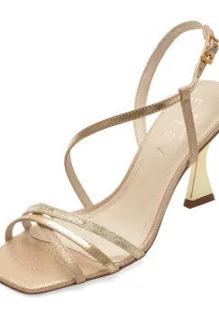 Sandale elegante EPICA aurii, 1205890, din piele naturala imagine