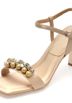 Sandale elegante EPICA aurii, 2372, din piele ecologica imagine