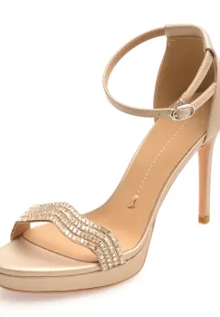 Sandale elegante EPICA aurii, 912506, din piele ecologica imagine