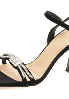 Sandale elegante EPICA negre, 5588, din piele ecologica imagine