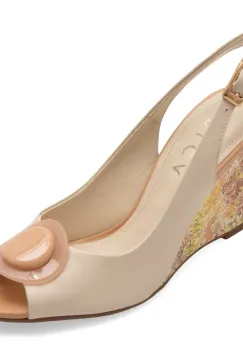 Sandale EPICA albe, 1195237, din piele naturala imagine