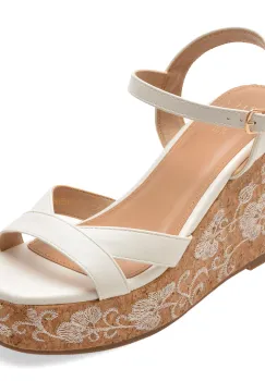 Sandale EPICA albe, 989, din piele ecologica imagine