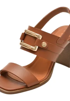 Sandale EPICA maro, 2351, din piele naturala imagine