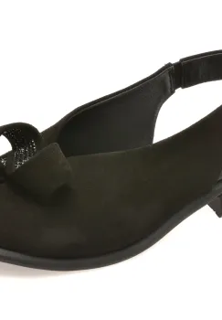 Sandale EPICA negre, 656126, din piele intoarsa imagine