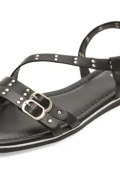 Sandale EPICA negre, 9211, din piele ecologica imagine