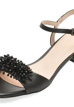 Sandale EPICA negre, JI60037, din piele naturala imagine