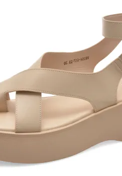 Sandale EPICA nude, 935AG17, din piele naturala imagine