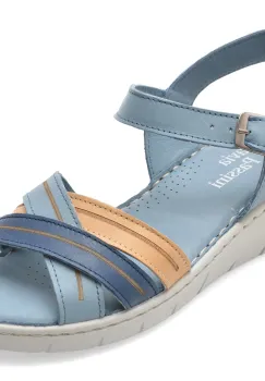 Sandale FLAVIA PASSINI albastre, 4265, din piele naturala imagine