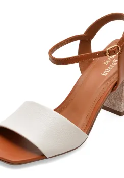 Sandale FLAVIA PASSINI albe, 1049665, din piele naturala imagine