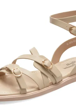 Sandale FLAVIA PASSINI albe, ATH205, din piele naturala imagine