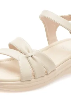 Sandale FLAVIA PASSINI albe, W036, din piele naturala imagine