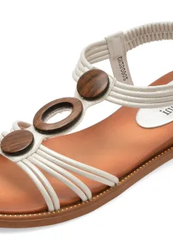 Sandale FLAVIA PASSINI argintii, 902, din piele ecologica imagine