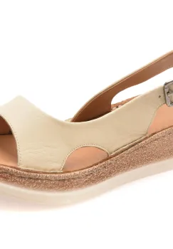 Sandale FLAVIA PASSINI bej, 25100, din piele naturala imagine