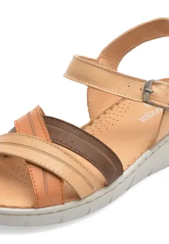 Sandale FLAVIA PASSINI bej, 4265, din piele naturala imagine