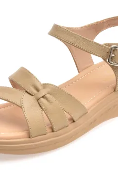 Sandale FLAVIA PASSINI bej, 57115, din piele naturala imagine