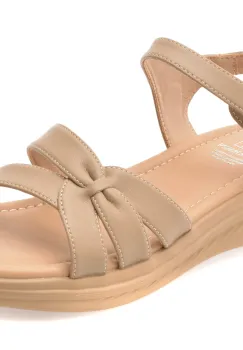 Sandale FLAVIA PASSINI bej, W036, din piele naturala imagine