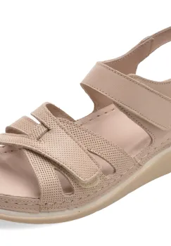 Sandale FLAVIA PASSINI gri, M30, din piele naturala imagine