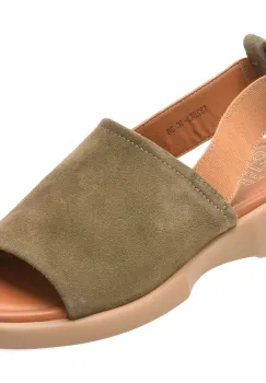 Sandale FLAVIA PASSINI kaki, 1325, din piele intoarsa imagine