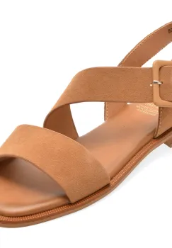 Sandale FLAVIA PASSINI maro, 35K6, din piele intoarsa imagine