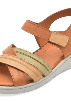 Sandale FLAVIA PASSINI maro, 4265, din piele naturala imagine