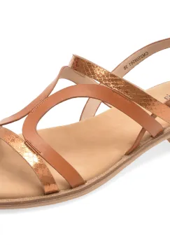 Sandale FLAVIA PASSINI maro, 9501, din piele ecologica imagine