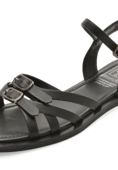 Sandale FLAVIA PASSINI negre, 1512C29, din piele naturala imagine