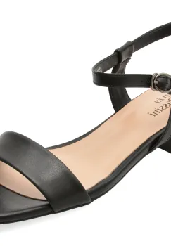 Sandale FLAVIA PASSINI negre, X9015, din piele naturala imagine