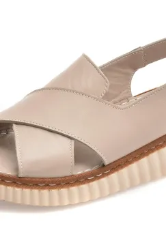 Sandale GRYXX gri, CS3205, din piele naturala imagine