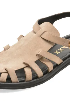 Sandale GRYXX gri, M875, din piele intoarsa imagine