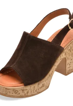 Sandale GRYXX maro, 1181317, din piele intoarsa imagine