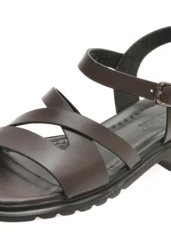 Sandale GRYXX maro, 1766066, din piele naturala imagine