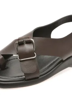 Sandale GRYXX maro, 1766239, din piele naturala imagine