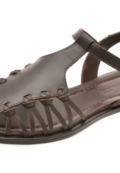 Sandale GRYXX maro, 1766324, din piele naturala imagine