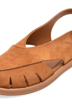 Sandale GRYXX maro, 203M919, din piele intoarsa imagine