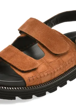 Sandale GRYXX maro, 428933, din piele intoarsa imagine