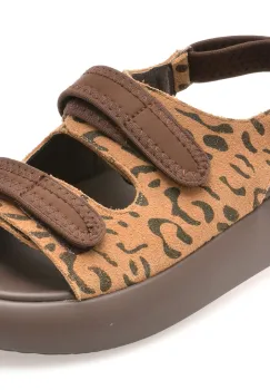 Sandale GRYXX maro, 5L120, din piele intoarsa imagine