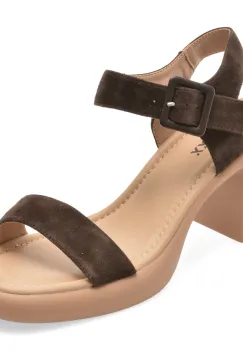 Sandale GRYXX maro, JL65, din piele intoarsa imagine